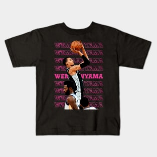 Wembanyama Iconic Shot Kids T-Shirt